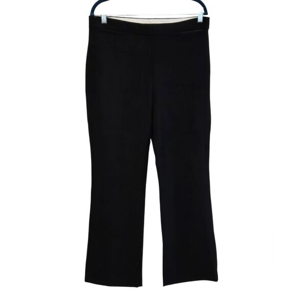 Rebecca Taylor Trousers Slacks Sz 10 Black - Picture 1 of 6